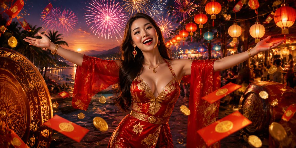 Người dùng trẻ tại chợ đêm Phú Quốc mở ứng dụng 49000 trên điện thoại để kiểm tra khuyến mãi phong bì đỏ